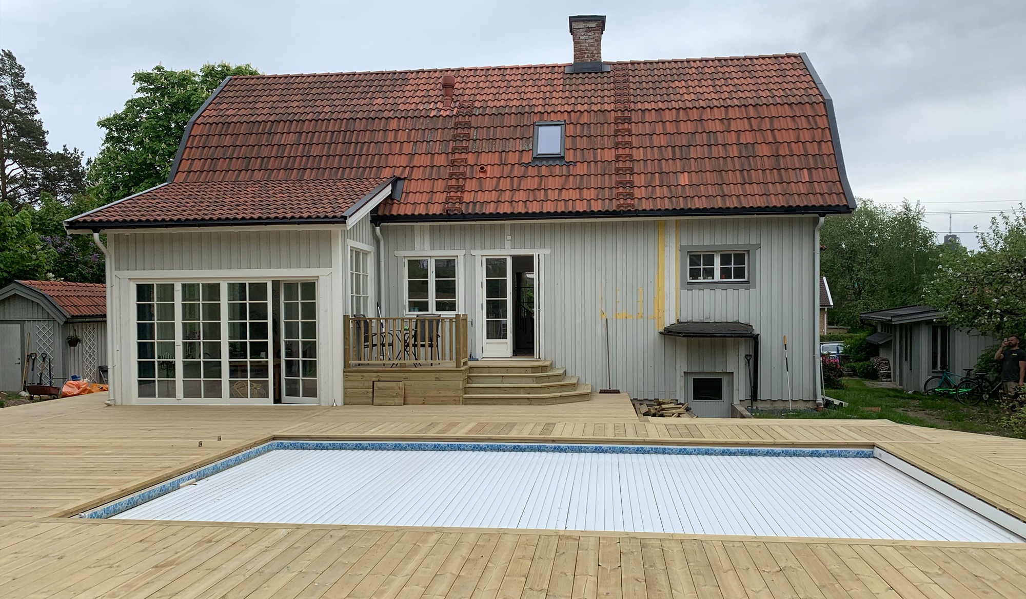 Aspvägen före renoveringen