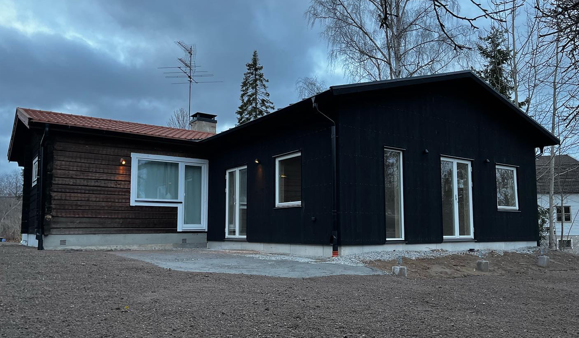 Färdigt projekt på Stråkvägen 17