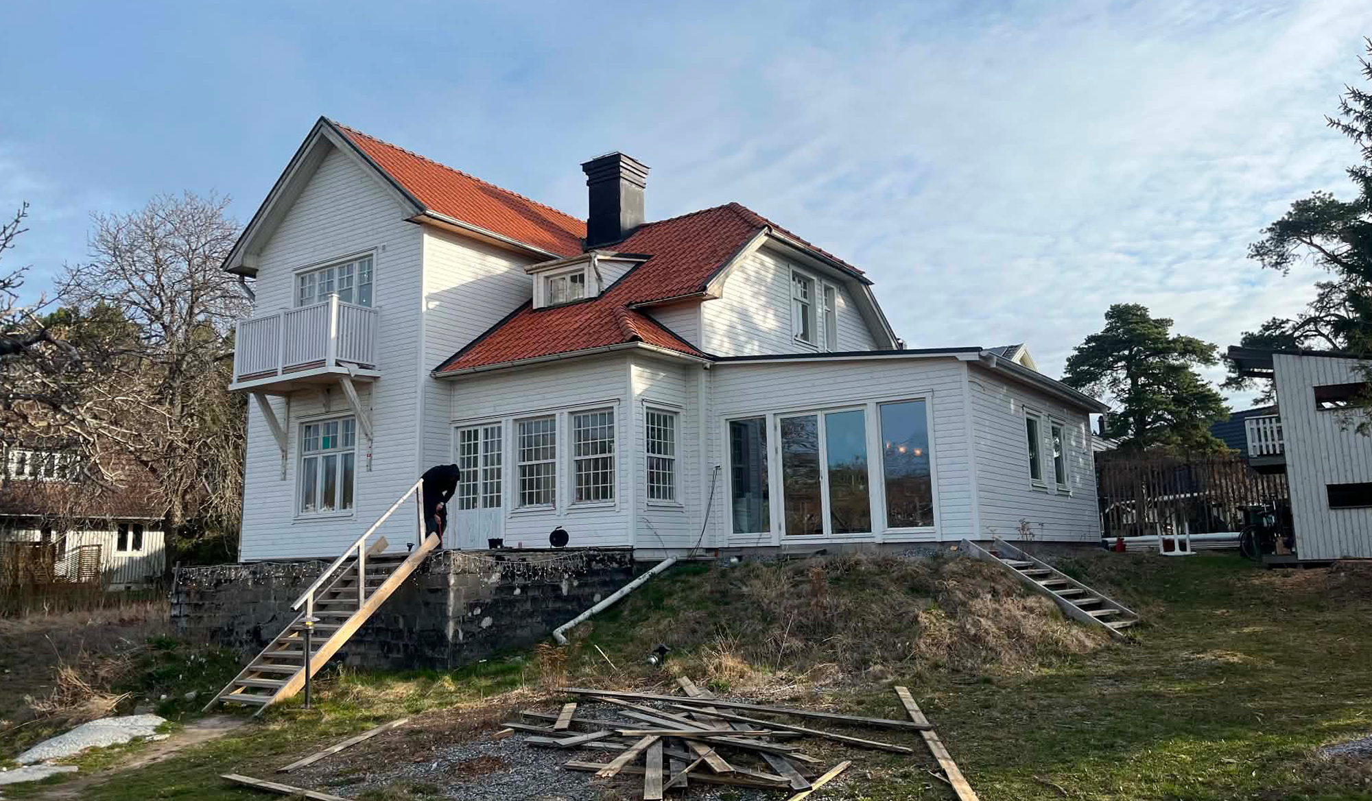Hagmovägen före renoveringen