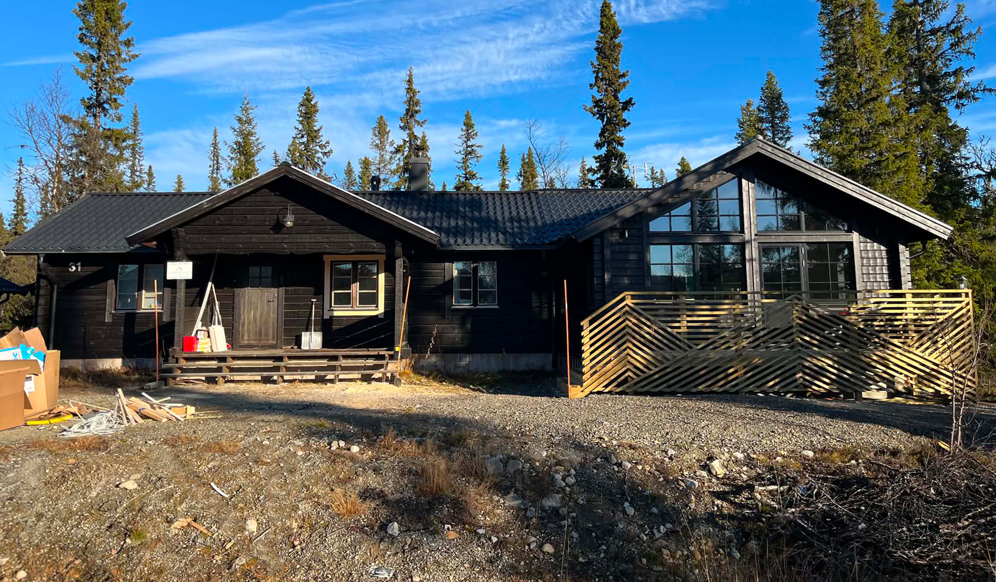 Ripfjällsvägen efter renoveringen