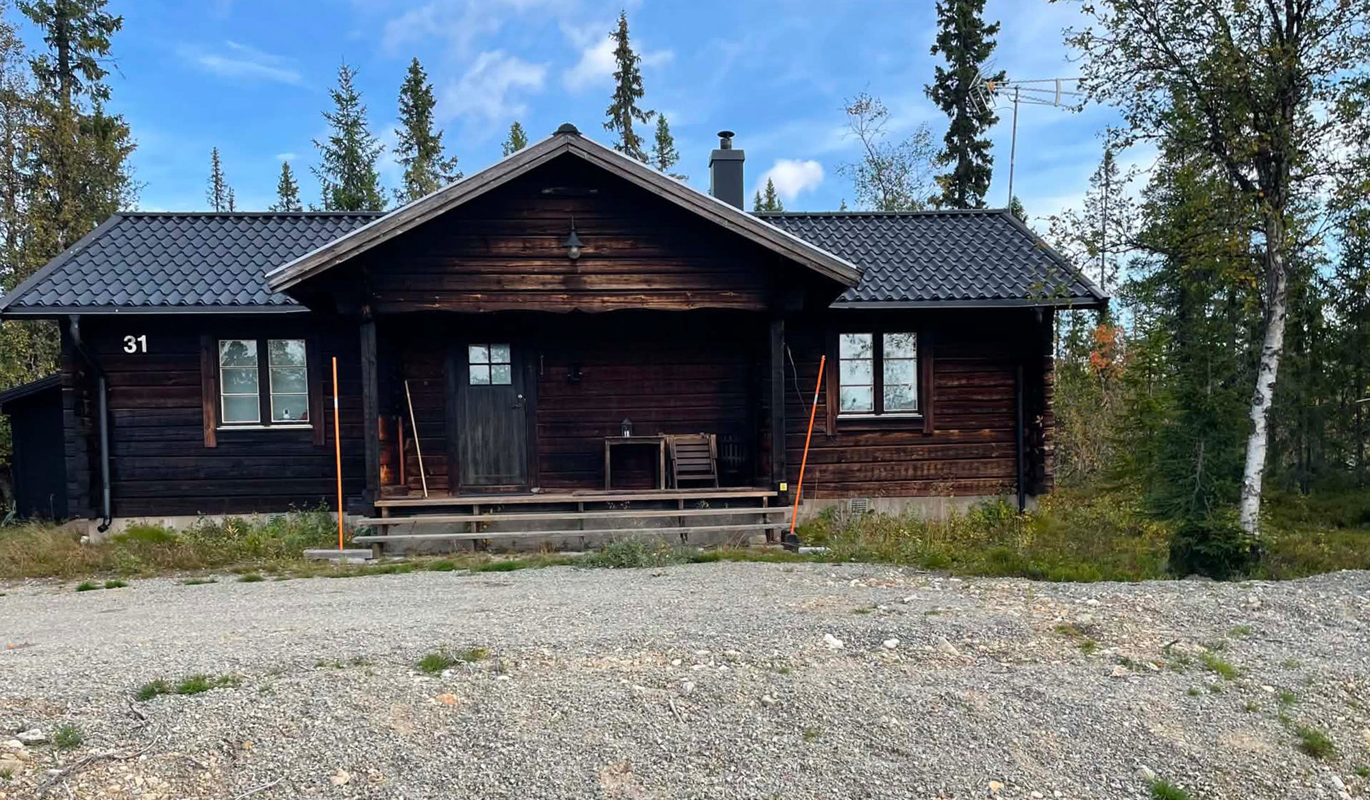 Ripfjällsvägen före renoveringen