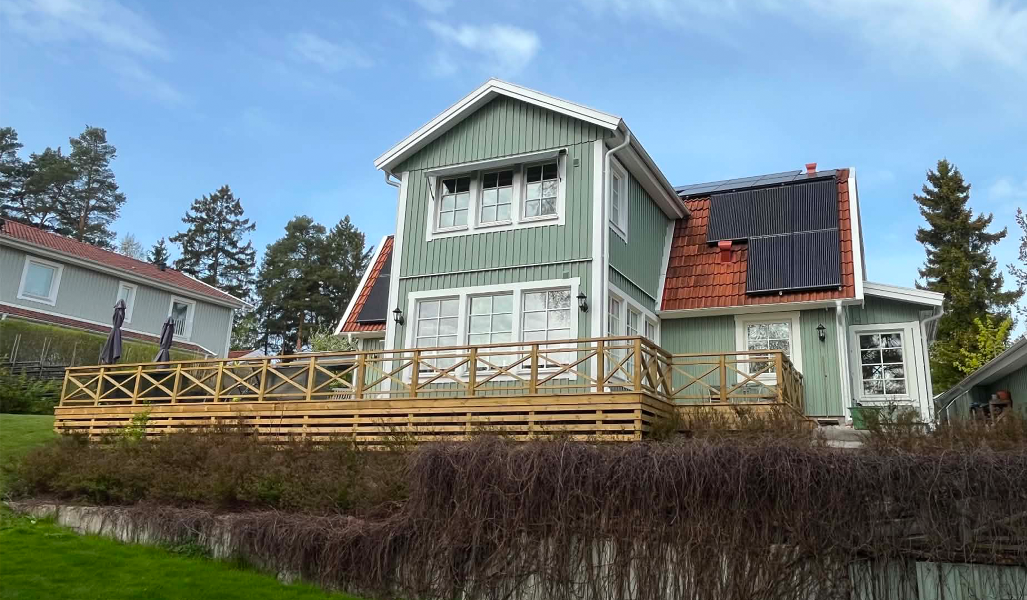 Kyrkvägen före renoveringen