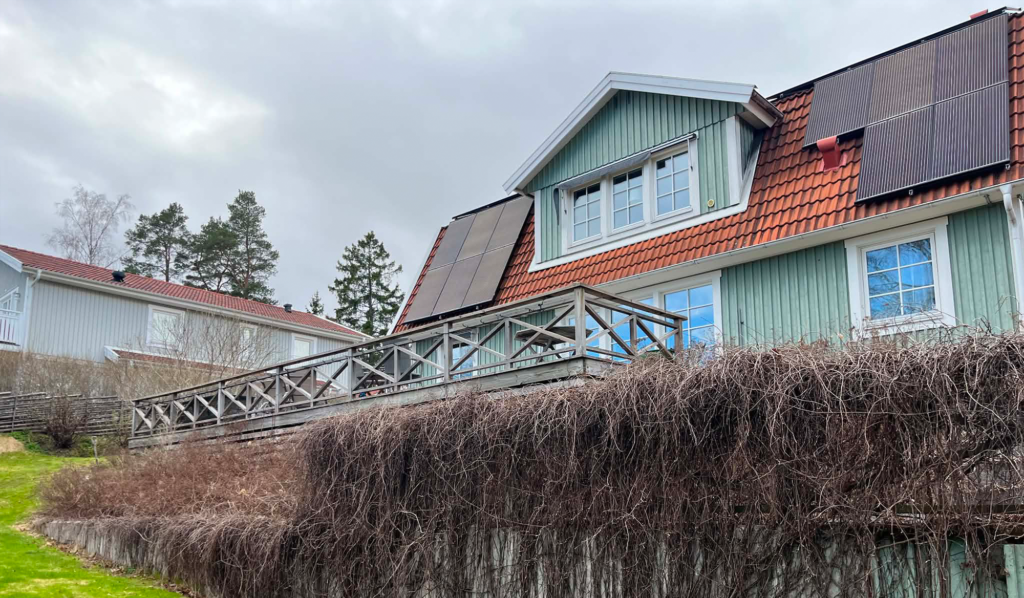 Kyrkvägen före renoveringen